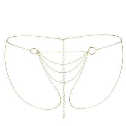 Ланцюжок-трусики Bijoux Indiscrets Magnifique Bikini Chain – Gold, прикраса для тіла