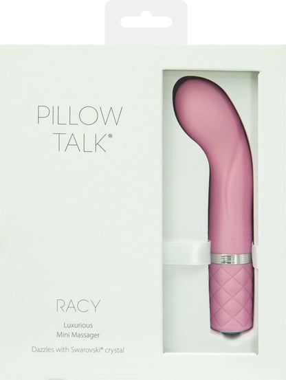 Розкішний вібратор Pillow Talk - Racy Pink з кристалом Swarovski для точки G, подарункове паковання