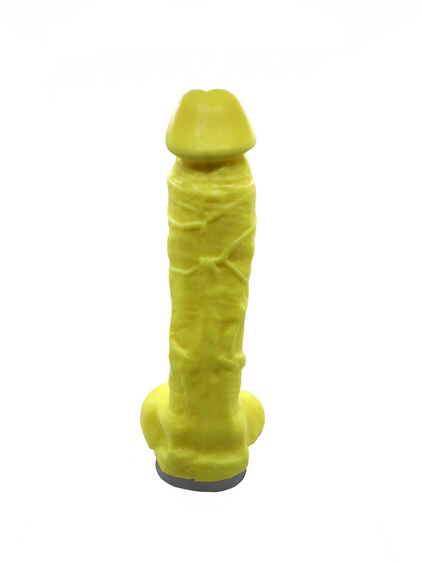 Крафтове мило-член із присоскою Чистий Кайф Yellow size XL, натуральне