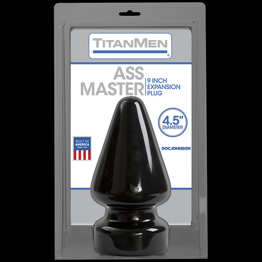 Пробка для фістингу Doc Johnson Titanmen Tools – Butt Plug – 4.5 Inch Ass Master, діаметр 11,7 см
