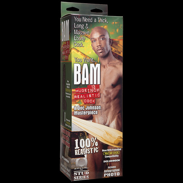 Фалоімітатор Doc Johnson BAM - Huge 13 Inch Realistic Cock