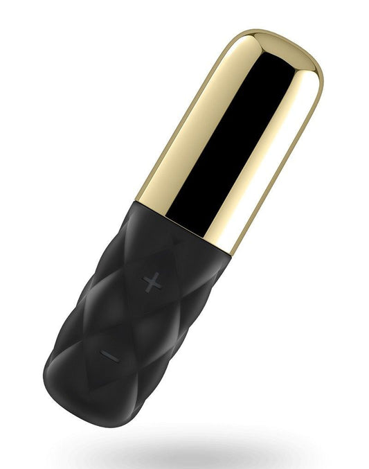 Потужний мінівібратор Satisfyer Sparkling Darling Gold зі знімним ковпачком, 16 режимів роботи