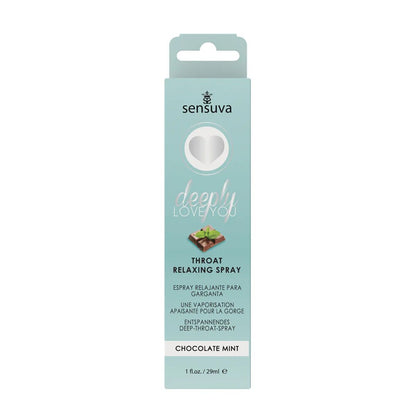 Спрей для мінету Sensuva Deeply Love You Chocolate Mint (29 мл), для глибокого мінету