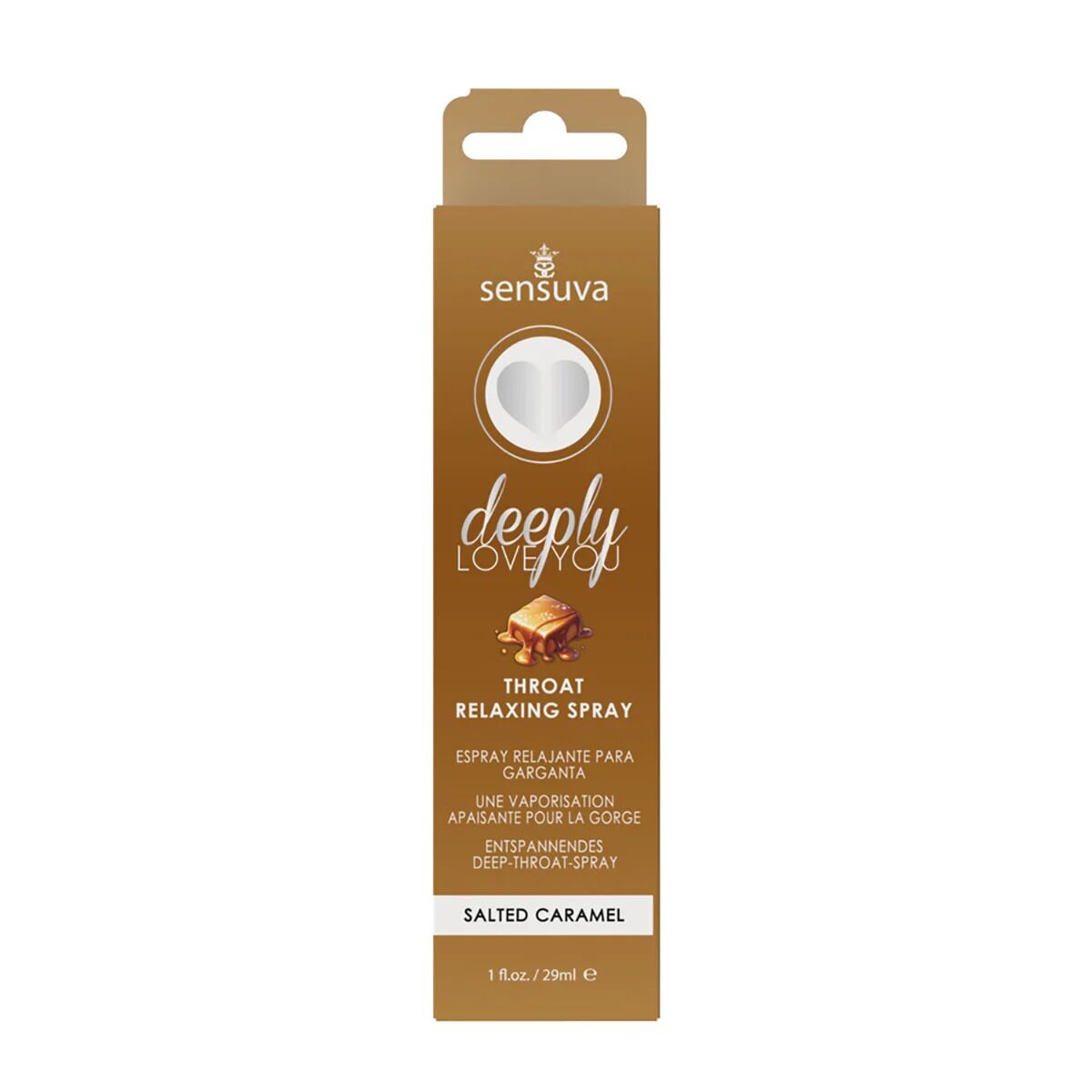 Спрей для мінету Sensuva Deeply Love You Salted Caramel (29 мл), для глибокого мінету
