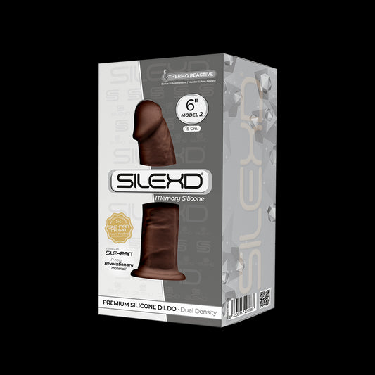 Фалоімітатор SilexD Robby Brown (MODEL 2 size 6in), двошаровий, силікон + Silexpan, діаметр 3,5см