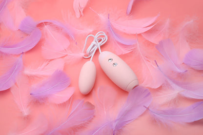 Вакуумний стимулятор з віброяйцем 2-в-1 KISSTOY Miss VV Pink