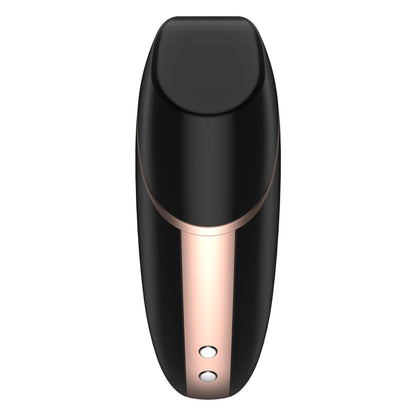Вакуумний кліторальний стимулятор Satisfyer Love Triangle Black з керуванням через інтернет