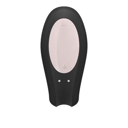 Смарт-вібратор для пар Satisfyer Double Joy Black із широким кліторальним стимулятором