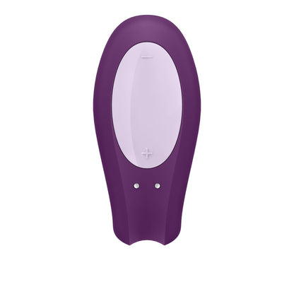 Смарт-вібратор для пар Satisfyer Double Joy Violet із широким кліторальним стимулятором