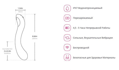 Осцилювальний смарт-вібратор для точки G Lovense Osci 2