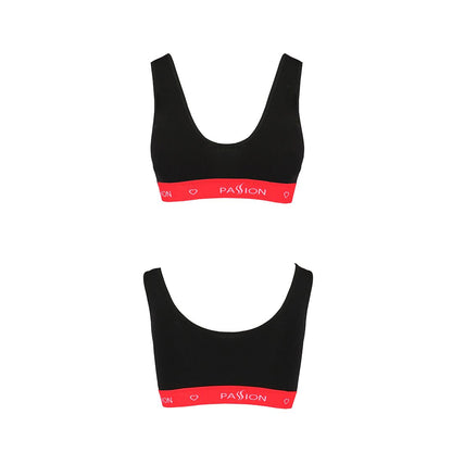 Спортивний топ на широких бретелях Passion PS003 TOP L, black