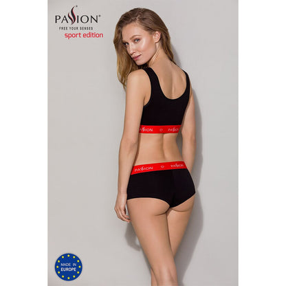 Спортивний топ на широких бретелях Passion PS003 TOP M, black