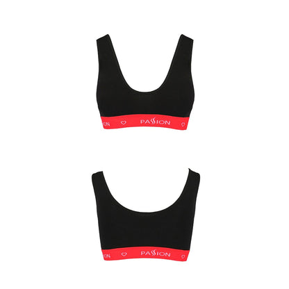 Спортивний топ на широких бретелях Passion PS003 TOP XL, black