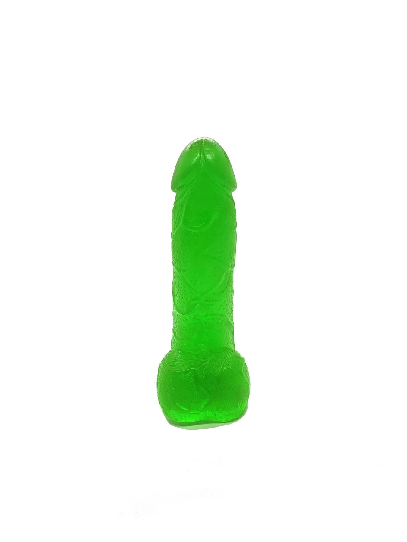 Крафтове мило-член із присоскою Чистий Кайф Green size S натуральне