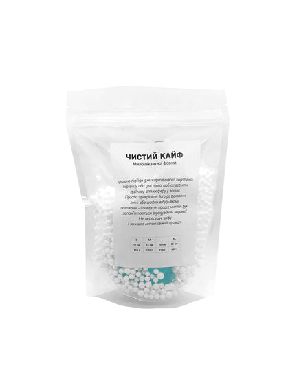 Крафтове мило-член із присоскою Чистий Кайф Turquoise size S натуральне
