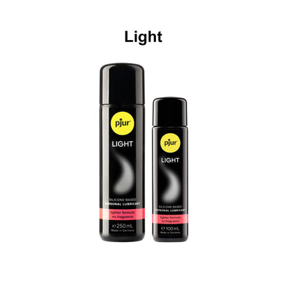 Силіконова змазка pjur Light 250 мл найрідкіша, 2в1 для сексу та масажу