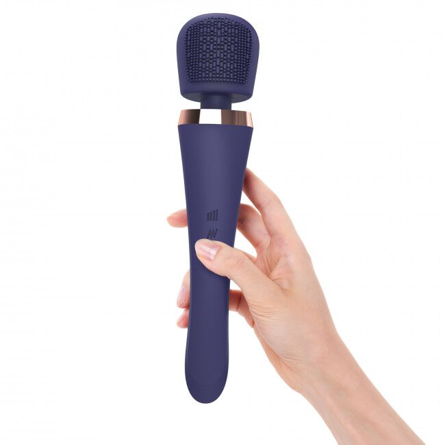 Вібромасажер з силіконовою щіточкою Love to Love Brush Crush – Midnight Indigo