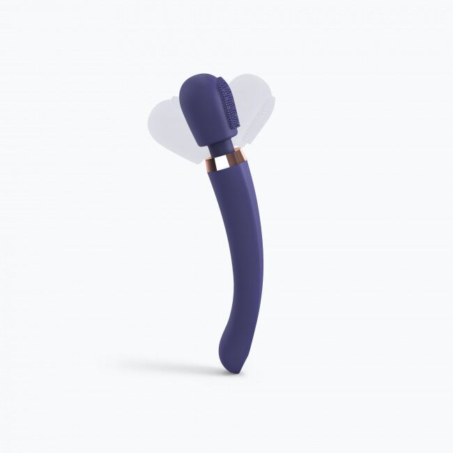Вібромасажер з силіконовою щіточкою Love to Love Brush Crush – Midnight Indigo