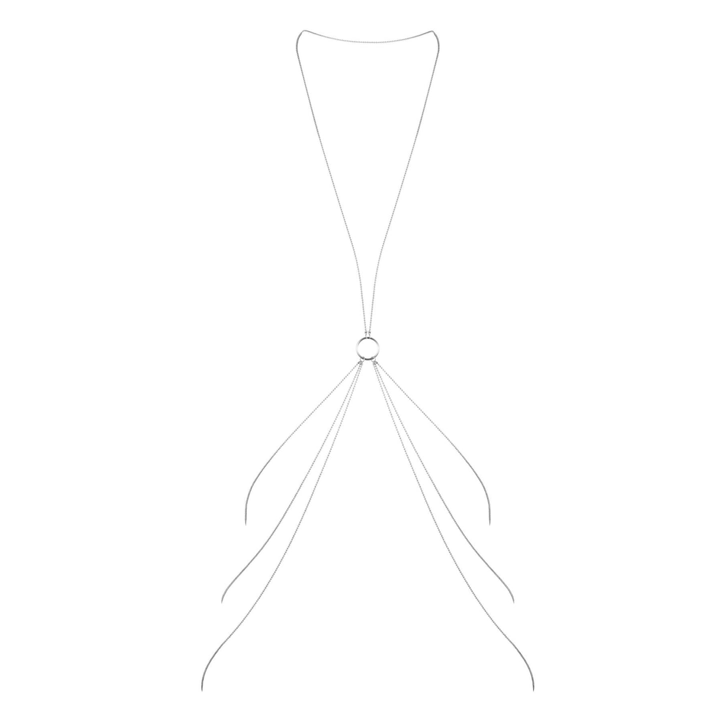 Ланцюжок для тіла Bijoux Indiscrets Magnifique 8 Body Chain — Silver