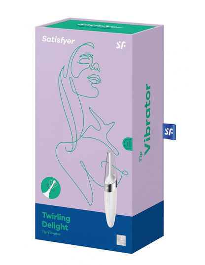 Вібратор для клітора Satisfyer Twirling Delight White