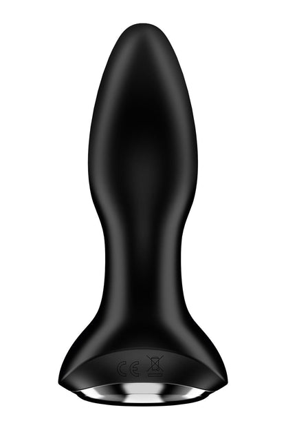 Анальна смарт-вібропробка із перлинним масажем Satisfyer Rotator Plug 2+ Black