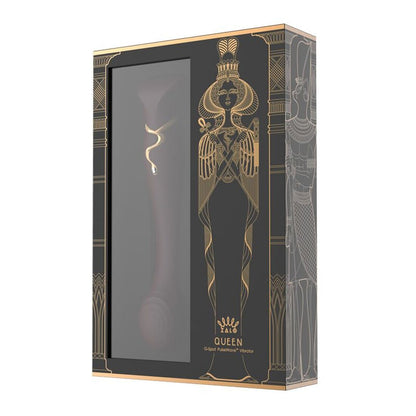 Смартвібратор 3в1 Zalo — Queen Set Wine Red, пульсівна перлина та вакуум, кристал Swarovski