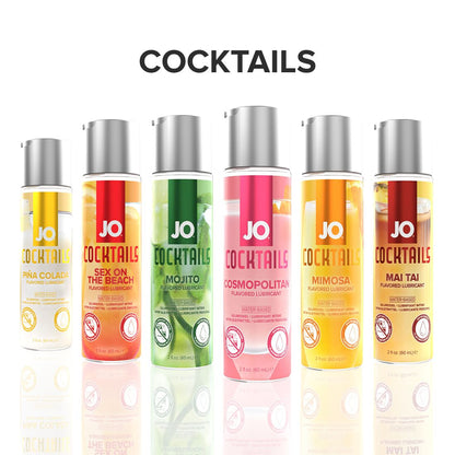 Лубрикант на водній основі JO Cocktails — Cosmopolitan без цукру, рослинний гліцерин (60 мл)