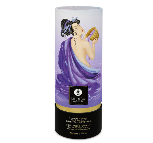 Пінлива сіль для ванни Shunga Dead Sea salt Oriental Crystals — Exotic Fruits (500 г)