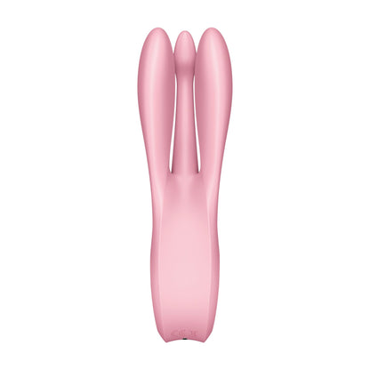 Кліторальний вібратор Satisfyer Threesome 1 Pink з трьома гнучкими пальчиками