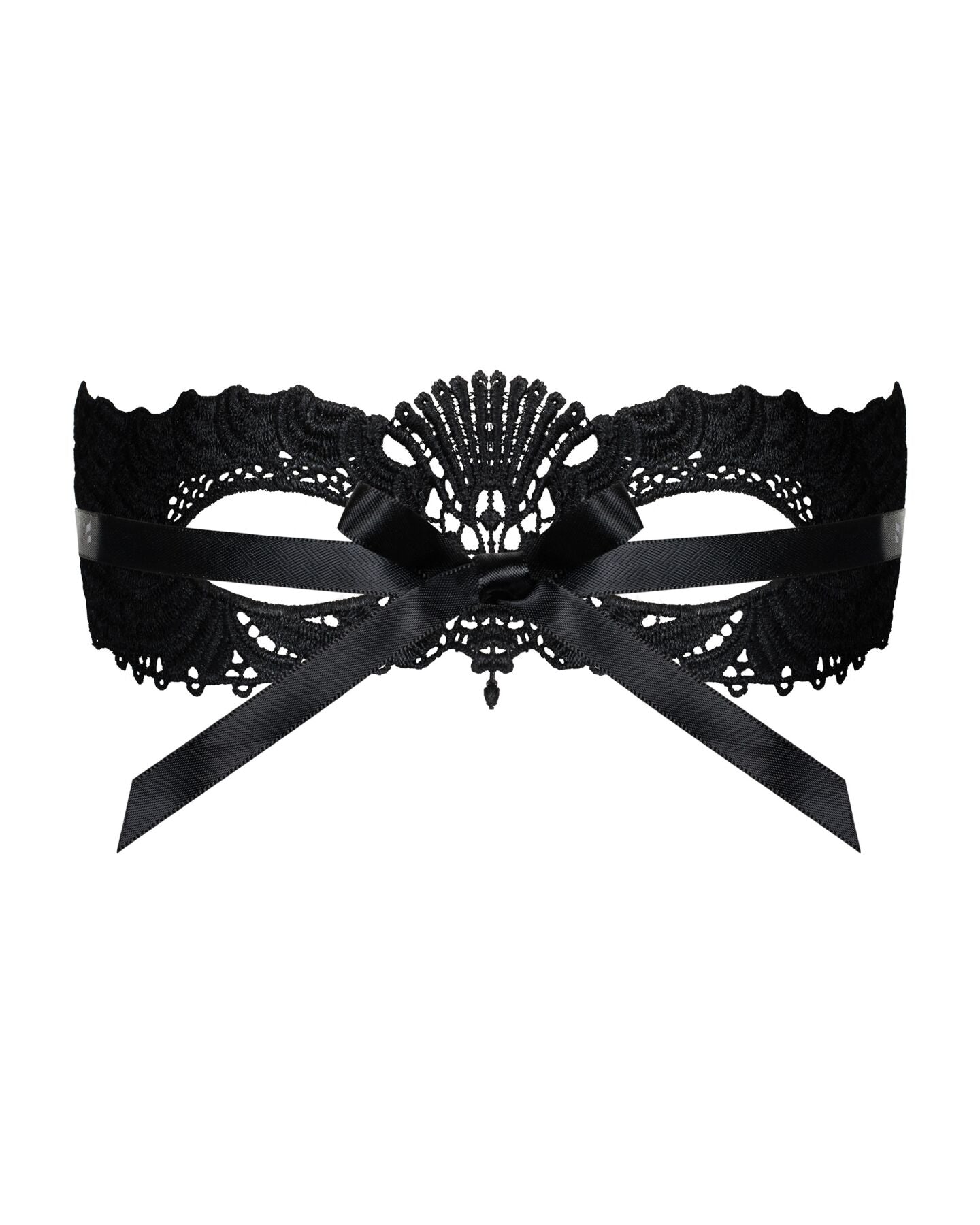 Мереживна маска Obsessive A700 mask, єдиний розмір, чорна