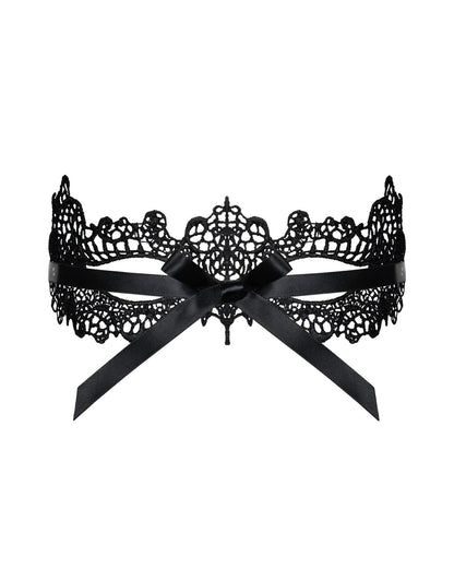 Мереживна маска Obsessive A701 mask, єдиний розмір, чорна