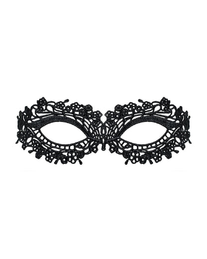 (SALE) Мереживна маска Obsessive A710 mask, єдиний розмір, чорна