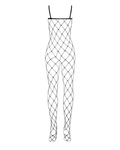Бодістокінг з великим вічком і відкритими грудьми Obsessive Bodystocking N102 S/M/L, чорний