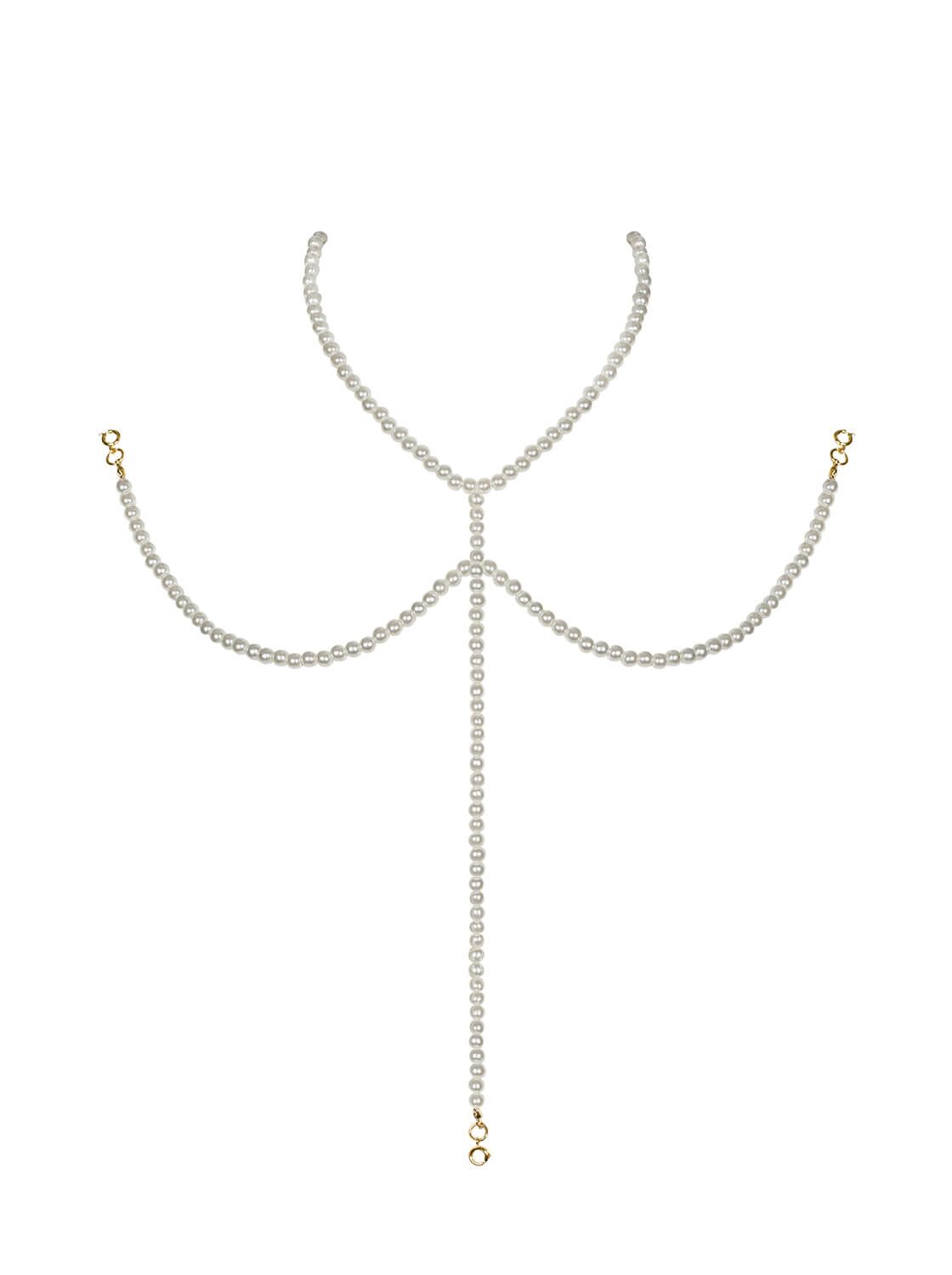 (SALE) Намисто під перлини на декольте Obsessive A757 necklace pearl