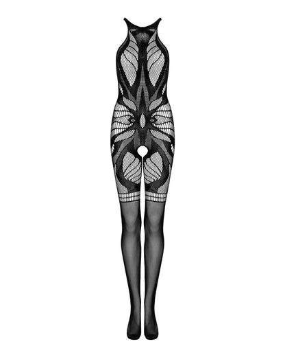 Сітчастий бодістокінг без рукавів Obsessive Bodystocking G331 S/M/L, black, з доступом