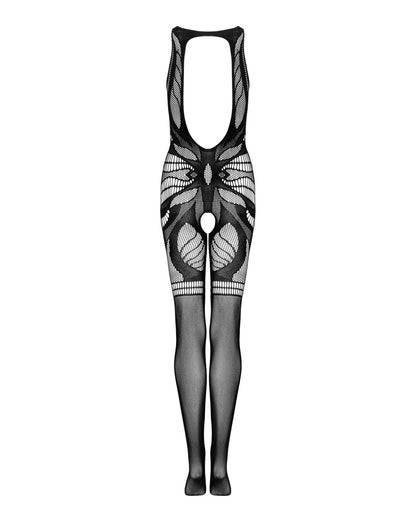 Сітчастий бодістокінг без рукавів Obsessive Bodystocking G331 S/M/L, black, з доступом