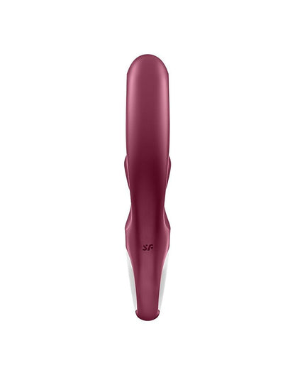 Вібратор-кролик Satisfyer Love Me Red, гнучкий, відросток з потрійним кінчиком