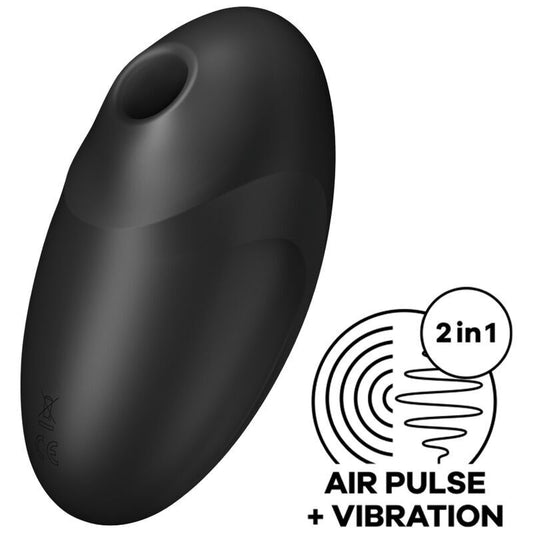 Вакуумний стимулятор з вібрацією Satisfyer Vulva Lover 3 Black