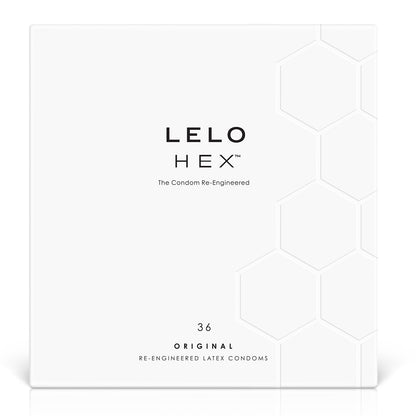 Презервативи LELO HEX Condoms Original 36 Pack, тонкі та суперміцні