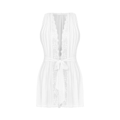 Напівпрозорий пеньюар Obsessive Heavenlly peignoir XS/S