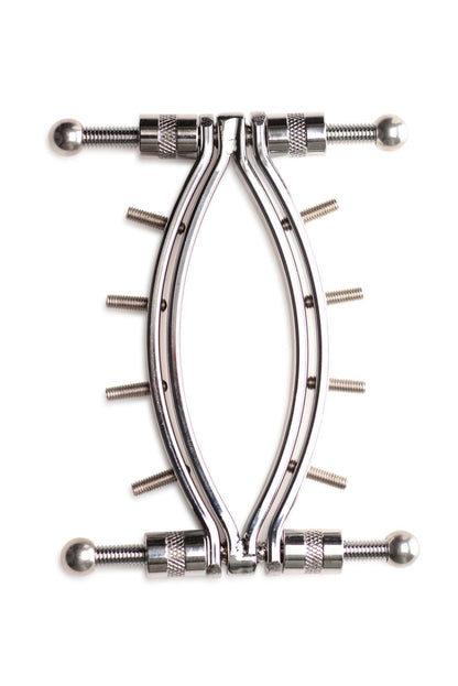 Затискач для вагіни Master Series: Spread 'Em Poker Vagina Clamp with Adjustable Pressure Screws, ши