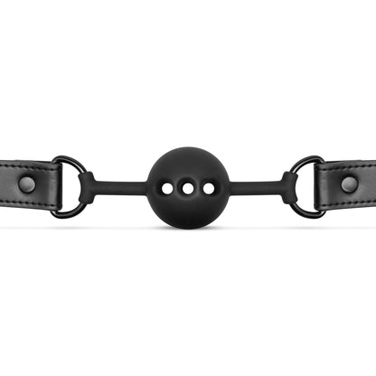 Повітропроникний кляп Bedroom Fantasies: Breathable Silicone Ball Gag, чорний