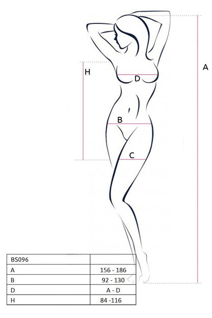 Ажурна мінісукня на тонких бретелях Passion BS096 One Size, white, плетіння на грудях