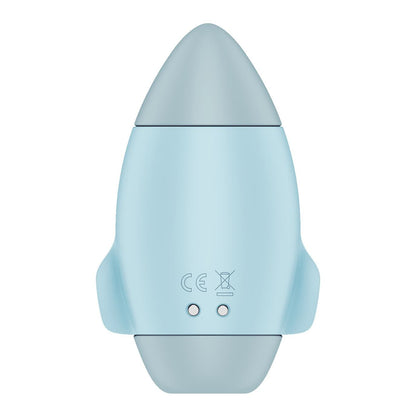 Вакуумний стимулятор з вібрацією Satisfyer Mission Control Blue, 2 незалежні мотори