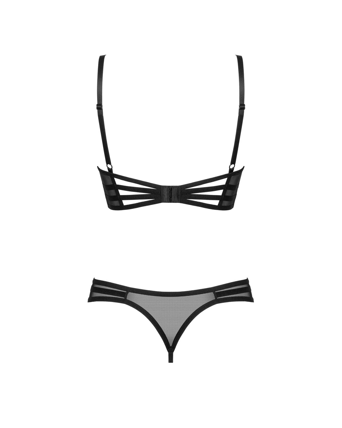 Комплект Obsessive Roxelia 2-pcs crotchless set XS/S