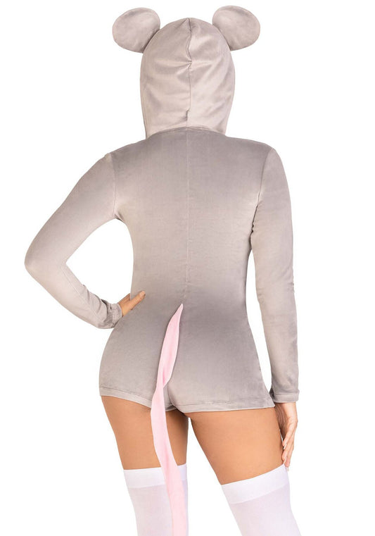 Комбінезон-костюм миші Leg Avenue Comfy Mouse S, з капюшоном