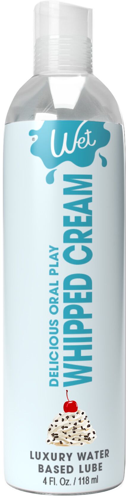 Розпродаж!!! Лубрикант на водній основі Wet Oral Play Whipped Cream (118 мл)  (термін 13.03.2026)