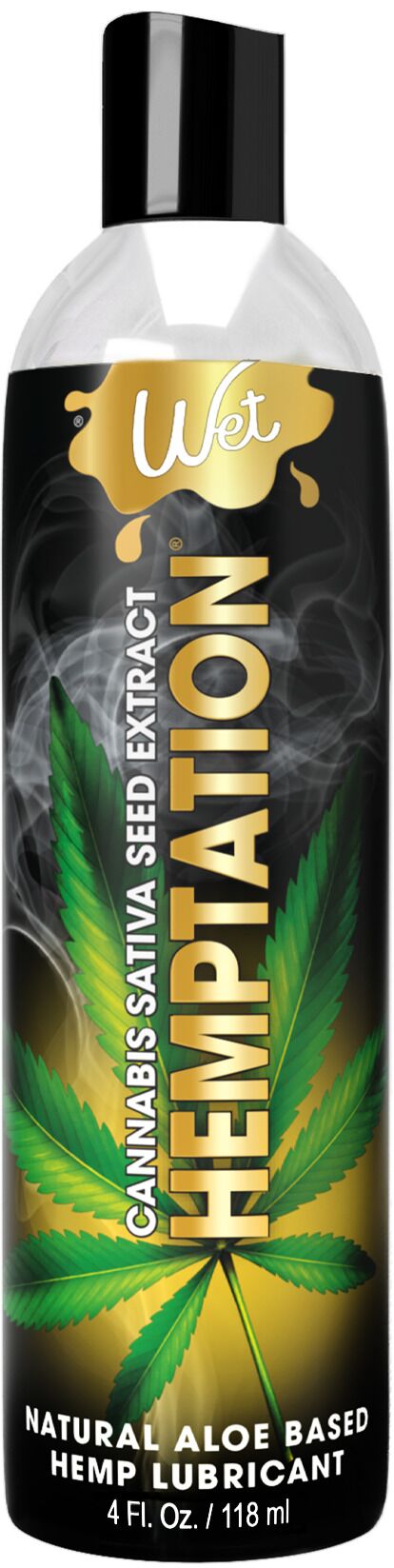 Розпродаж!!! Лубрикант з екстрактом канабісу Wet Hemptation 118 мл (термін 06.03.2026)