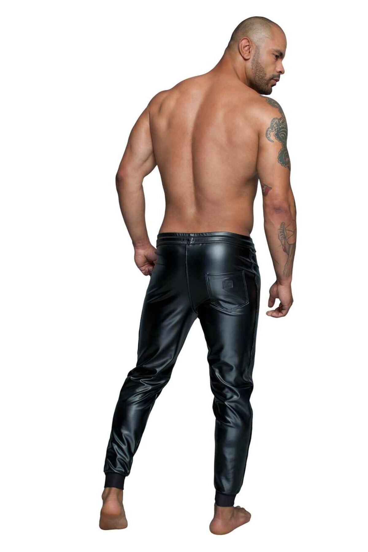 Чоловічі трегінси Noir Handmade H063 Powerwetlook treggings, 3XL, мокрий ефект