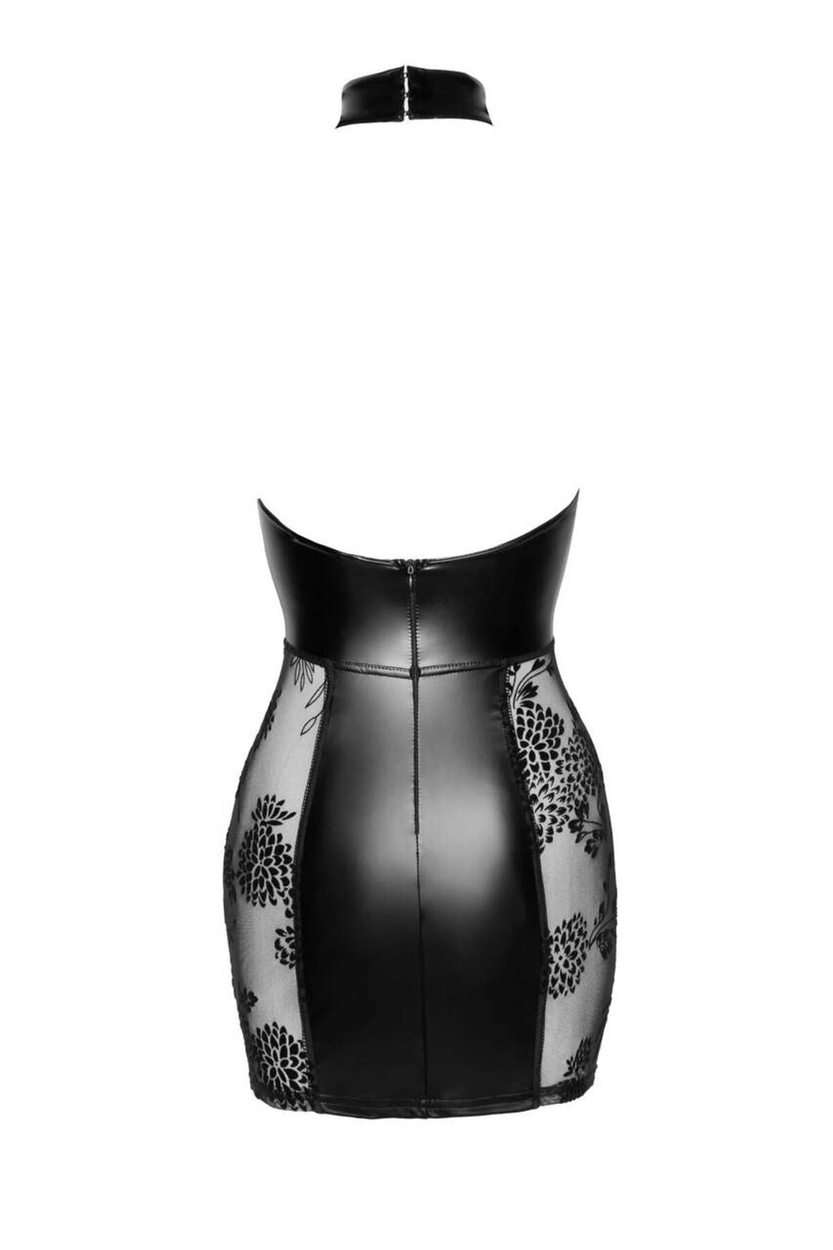 Сукня Noir Handmade F238 Short tulle dress with powerwetlook inserts, XXL